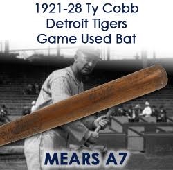 1921-28 Ty Cobb Tigers/Athletics H&B Louisivlle Slugger Professional Model Game Used Bat (MEARS A7)