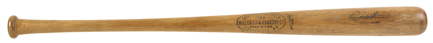 1934 Randy Moore Boston Braves H&B Louisville Slugger Professional Model Game Used Bat (MEARS LOA) Sidewritten