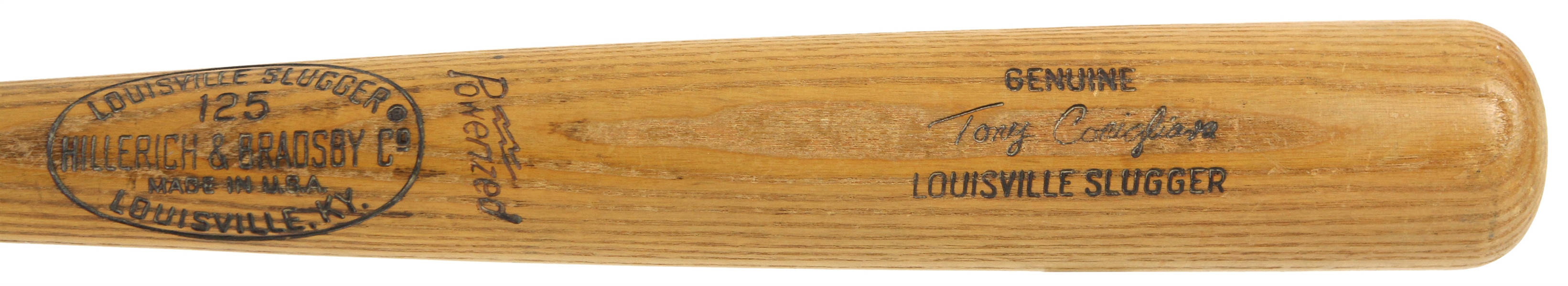 1965-67 Tony Conigliaro Boston Red Sox H&B Louisville Slugger Professional Model Game Used Bat (MEARS LOA)