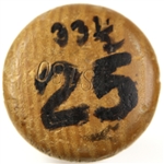 1965-67 Tony Conigliaro Boston Red Sox H&B Louisville Slugger Professional Model Game Used Bat (MEARS LOA)