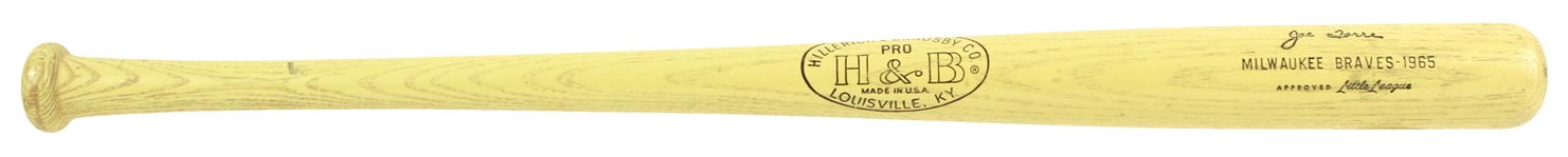 1965 Joe Torre Eddie Mathews Milwaukee Braves H&B Louisville Slugger Little League County Stadium Bats - Lot of 3 