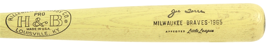 1965 Joe Torre Eddie Mathews Milwaukee Braves H&B Louisville Slugger Little League County Stadium Bats - Lot of 3 