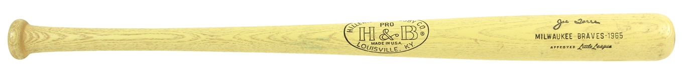 1965 Joe Torre Eddie Mathews Milwaukee Braves H&B Louisville Slugger Little League County Stadium Bats - Lot of 3 