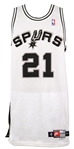 1999-2000 Tim Duncan San Antonio Spurs Home Jersey (MEARS LOA)