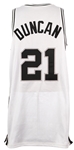 1999-2000 Tim Duncan San Antonio Spurs Home Jersey (MEARS LOA)