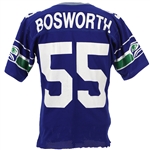 1989 Brian Bosworth Seattle Seahawks Home Jersey (MEARS LOA)