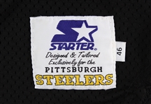 1992 Merrill Hoge Pittsburgh Steelers Home Jersey w/ 60 Seasons Patch (MEARS LOA)