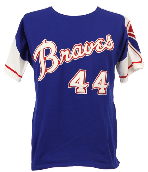1973 Hank Aaron Atlanta Braves Road Jersey (MEARS LOA)