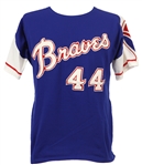 1973 Hank Aaron Atlanta Braves Road Jersey (MEARS LOA)