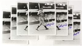 1942-49 Johnny Mize New York Giants Signed 8" x 10" Photos - Lot of 7 (JSA)