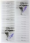 1938 Enos Slaughter St. Louis Cardinals Signed 8" x 10" Photos - Lot of 24 (JSA)