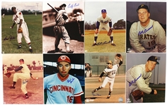 1940's-80's Baseball Signed 8 x 10 Photos - Lot of 116 w/ Johnny Mize, Hoyt Wilhelm, Del Crandall & More (JSA)