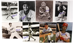 1940's-80's Baseball Signed 8 x 10 Photos - Lot of 116 w/ Johnny Mize, Hoyt Wilhelm, Del Crandall & More (JSA)