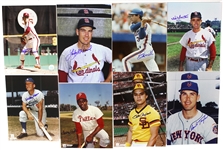 1940's-80's Baseball Signed 8 x 10 Photos - Lot of 116 w/ Johnny Mize, Hoyt Wilhelm, Del Crandall & More (JSA)