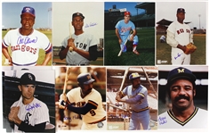 1940's-80's Baseball Signed 8 x 10 Photos - Lot of 90 w/ Enos Slaughter, Herb Score, Don Larsen & More (JSA)