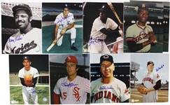 1940's-80's Baseball Signed 8 x 10 Photos - Lot of 90 w/ Enos Slaughter, Herb Score, Don Larsen & More (JSA)
