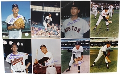 1940's-80's Baseball Signed 8 x 10 Photos - Lot of 90 w/ Enos Slaughter, Herb Score, Don Larsen & More (JSA)