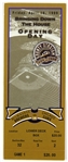 1999 (April 16) Milwaukee Brewers Milwaukee County Stadium "Bringing Down the House" Opening Day Ticket