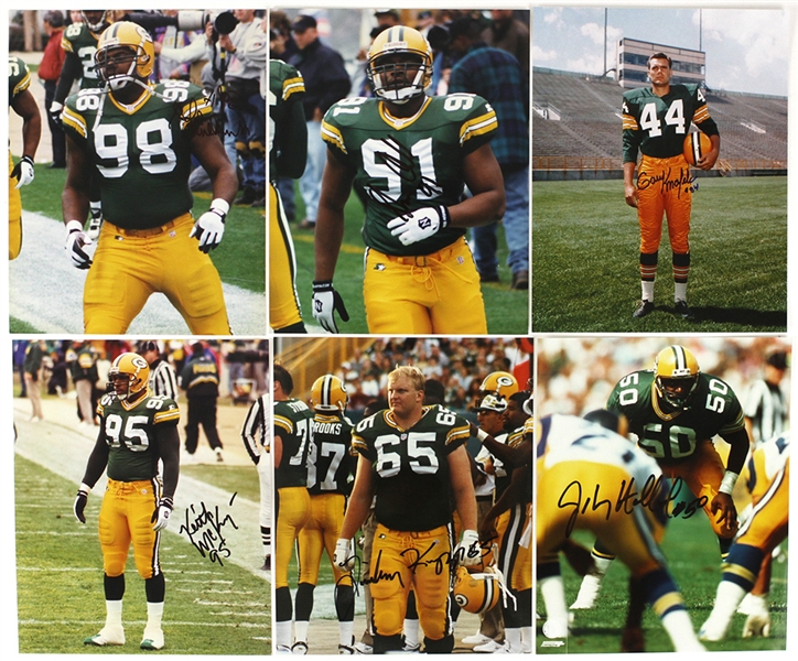 1950s-90s Green Bay Packers Signed 8" x 10" Photos - Lot of 11 w/ Gary Knafelc, Johnny Holland, Aaron Taylor & More (JSA)