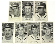 1953-59 Milwaukee Braves Player Photo Collection - Lot of 15 w/ Spic and Spans & More