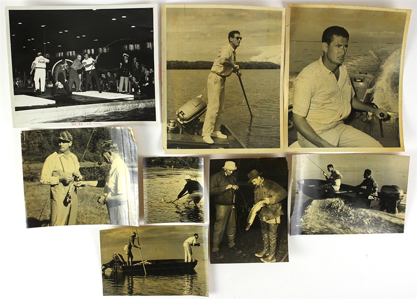 1950s-70s Ted Williams Boston Red Sox Fishing Photography Collection - Lot of 21 (Ted Williams Collection)