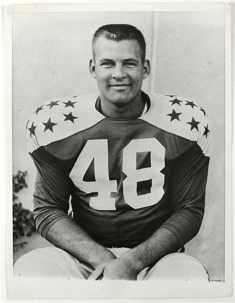 1958 Jerry Kramer University of Idaho Original 7" x 9" Photograph