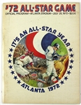 1972 Multi Signed All Star Game Program w/ 12 Signatures Including Roger Maris, Bill Dickey, Robin Roberts & More (JSA)