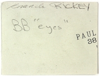 1922 Branch Rickey St. Louis Cardinals Original 2.5 x 3.5 Photograph