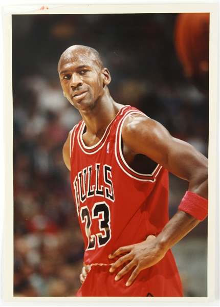1991 Michael Jordan Chicago Bulls Original 5.75" x 8" Photograph (PSA/DNA Type I)