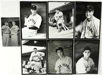 1930s-60s George Brace Modern 5" x 7" Photos - Lot of 7 w/ Lou Gehrig, Babe Ruth, Joe DiMaggio & More