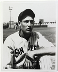 1936-37 Ted Williams San Diego Padres PCL 8" x 10" Photo 