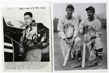 1939-53 Ted Williams Bobby Doerr Boston Red Sox Photos - Lot of 2