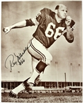 1970s Ray Nitschke Green Bay Packers Signed 16" x 20" Photo (JSA)