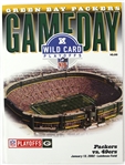 2002 Green Bay Packers San Francisco 49ers Lambeau Field NFC Wild Card Playoffs Gameday Program 