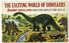 1964-65 New York Worlds Fair Sinclair Dinoland Exciting World of Dinosaurs Booklet
