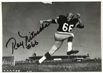 1960s Ray Nitschke Green Bay Packers Signed 3.5" x 5" Photo (JSA)