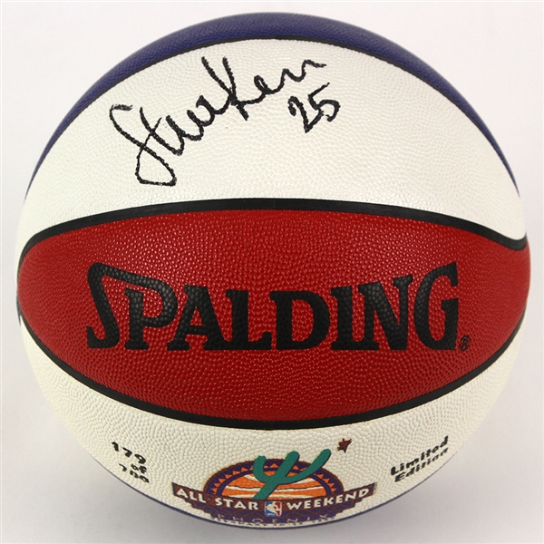 1995 Scottie Pippen Steve Kerr Chicago Bulls Signed NBA All Star Weekend Basketball (JSA) 179/700