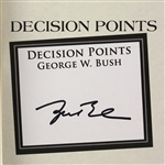 2010 George W. Bush 43rd President of the United States Signed Decision Points Hardcover Book (JSA)