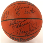 1982-83 Chicago Bulls Rare Official Game Team Signed Lawrence O’Brien Game Ball (11 signatures) JSA