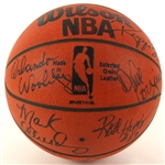 1982-83 Chicago Bulls Rare Official Game Team Signed Lawrence O’Brien Game Ball (11 signatures) JSA