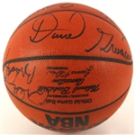 1982-83 Chicago Bulls Rare Official Game Team Signed Lawrence O’Brien Game Ball (11 signatures) JSA