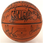 1996 World Championship Chicago Bulls “Front Office” Team Signed Trophy Basketball (16 signatures) JSA “72-10 Season”