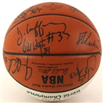 1996 World Championship Chicago Bulls “Front Office” Team Signed Trophy Basketball (16 signatures) JSA “72-10 Season”