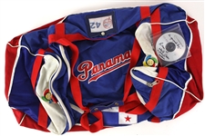 2009 Mariano Rivera New York Yankees Team Panama World Baseball Classic Equipment Bag (MEARS LOA)