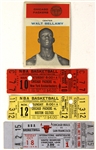 1961, 1962, 1966 Packers Chicago Bulls Ticket Collection (3)