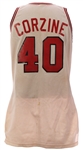  1982-86 David Corzine Chicago Bulls Game Worn Home Jersey (MEARS A9)