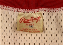  1982-86 David Corzine Chicago Bulls Game Worn Home Jersey (MEARS A9)