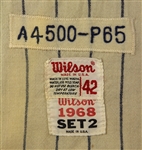 1968 Ernie Banks Chicago Cubs Salesman Sample Home Jersey (MEARS LOA)