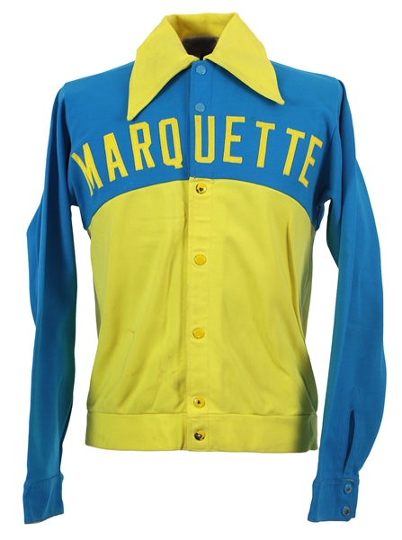 1972-76 Earl Tatum Marquette Warrios Game Worn Warmup Jacket (MEARS LOA)