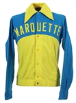 1972-76 Earl Tatum Marquette Warrios Game Worn Warmup Jacket (MEARS LOA)